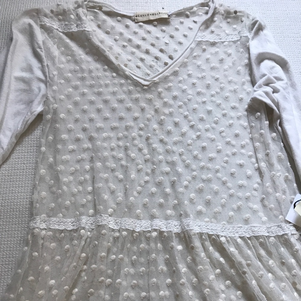 ⭕️SOLD ⭕️🎀 Vintage Johnny Was Dot Tunic NWT - Picture 5 of 8